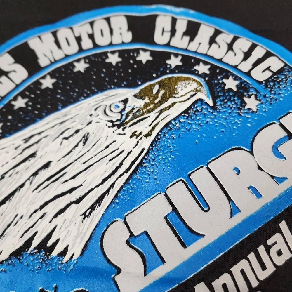 STURGIS BLACK HILLS MOTOR CLASSIC x VINTAGE 53rd Annual Biker‎ handkerchief 1993